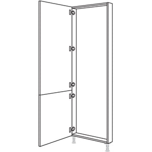 Nobilia Hochschrank-Rahmenteil HRTD40-1 20444