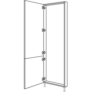 Nobilia Hochschrank-Rahmenteil HRTD50-2 30455