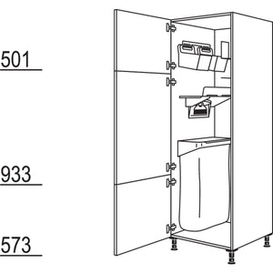 Nobilia Hochschrank mit Ordnungssystem Laundry-Area HOS60-1 24040
