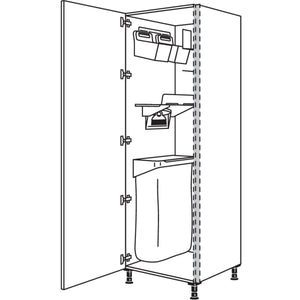 nobilia Hochschrank mit Ordnungssystem Laundry-Area NHSOSF50-2 36124