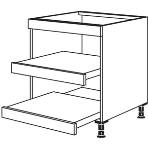 Nobilia Kochstellenschrank Landhaus mit Tablarauszuegen KATAL90 31790
