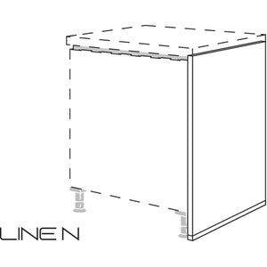 Nobilia LINE N-Abschlusswange NUWA10 50602