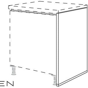 Nobilia LINE N-Abschlusswange NUWA10 50602