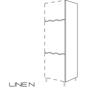Nobilia LINE N-Abschlusswange in Korpushoehe NHWK10-3 10821