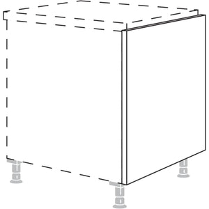 Nobilia Lackwange für Raumplanung in festen Tiefenmaßen in Korpushöhe vorn und hinten UWKRL10-62 10723