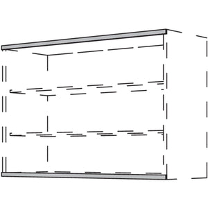 Nobilia Laufprofil-Set fuer Schiebetueren WSTP250 2812