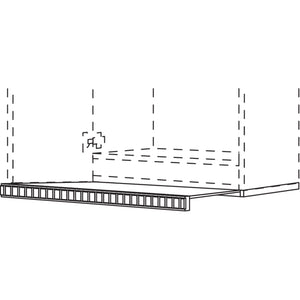 Nobilia Lichtblende LBL für Flachschirm-Dunstabzugshauben LBLDA60 9606
