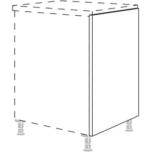 Nobilia Maxi-Abschlusswange in Korpushoehe UWK10-M 10984