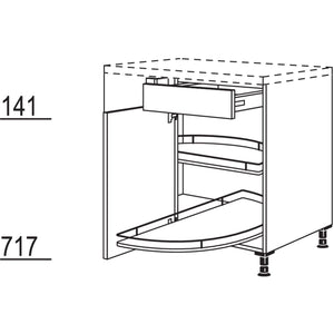 Nobilia Maxi-Eckschrank UEBD100-50-M 45098