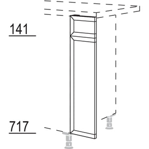 Nobilia Maxi-Frontpassstück in Türausführung UPF20-M 21236