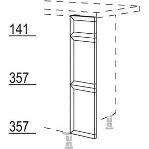 Nobilia Maxi-Frontpassstueck in geteilter Optik UPF-VS2A20-M 21116