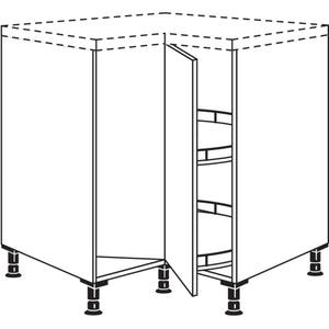 Nobilia Maxi-Karussell-Eckschrank UEDK80-M 40092