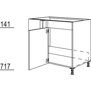 Nobilia Maxi-Spülen-Eckschrank SPUE90-45-M 42159