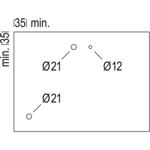 Nobilia Mehrpreis fuer Bohrungen NVQ-BO35 7153