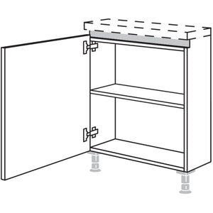 Nobilia Rahmenteil fuer Inselplanungen NURTI45 51597