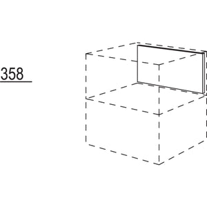 Nobilia Rückwandverkleidung Smartcube für LINE N-Planungen NRKSC120 62652