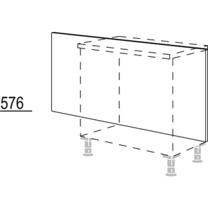 Nobilia Rueckwandverkleidung fuer Sideboardplanungen RKW-58 23742