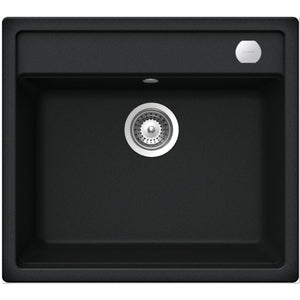 SCHOCK- Einbauspuele Mono N-100 FB RD5- aus CRISTADUR-- nur flaechenbuendiger Einbau Magma 87460 87460