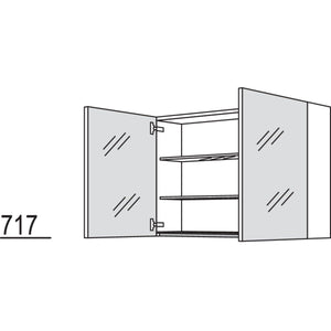 Nobilia Spiegelschrank WBSP90-1 2723