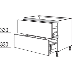 Nobilia Spülen-Auszugschrank Separato NSPU2AK-AS60 54231