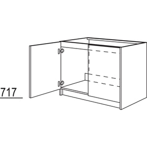 Nobilia Spuelen-Umbauschrank SPUBF90 20459