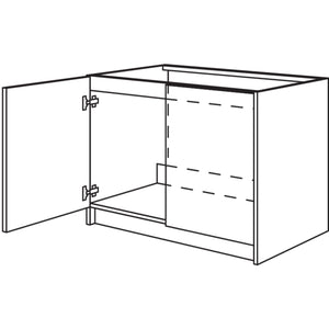 Nobilia Spuelen-Umbauschrank SPUBF100 20460