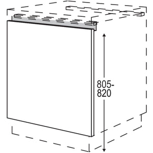 Nobilia Tuerfront fuer vollintegrierte Kuehlgeraete und Waschautomaten NKWSB60 51865