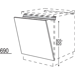 Nobilia Tuerfront fuer vollintegrierte Unterbaugeraete NGSB60 51866