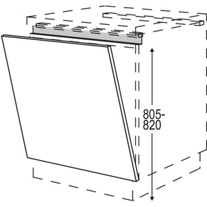 Nobilia Tuerfront fuer vollintegrierte Unterbaugeraete NGSB60 51866