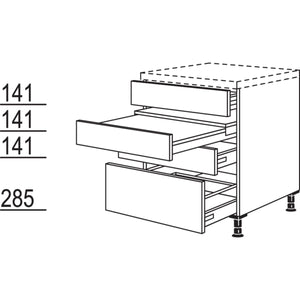 Nobilia Unterschrank Ausziehtisch UTSA60 21146