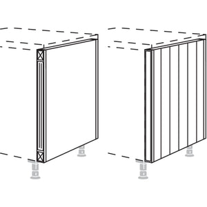 Nobilia Unterschrank-Pilaster für Raumplanung UPIR117 4164
