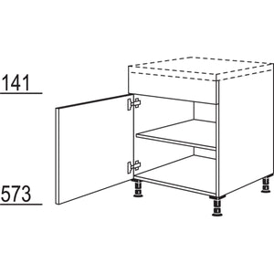 Nobilia Unterschrank fuer Ansetztische UB60 073