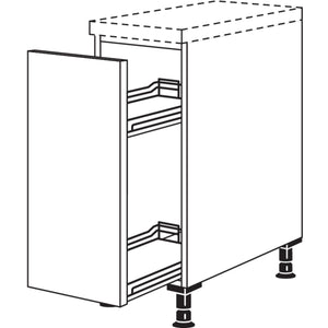 Nobilia Unterschrank mit Apothekerauszug Junior UAJD30 20129
