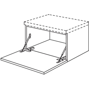 Nobilia Unterschrank mit Barklappe BUKB50-36 36885