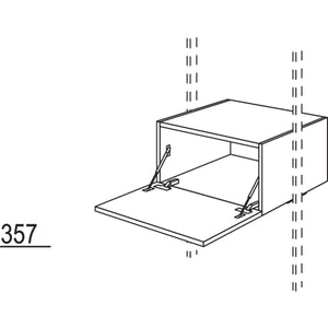 Nobilia Unterschrank mit Barklappe UKBRS80-36 36968
