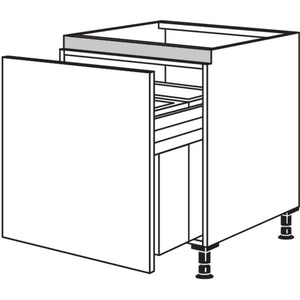 Nobilia Unterschrank mit Muelltrennsystem Euro-Cargo NUASL-EC60 51473