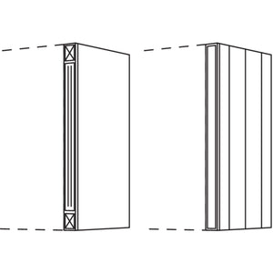 Nobilia Wandschrank-Pilaster fuer Wandschraenke- Hoehe 1 WPI-1 44752