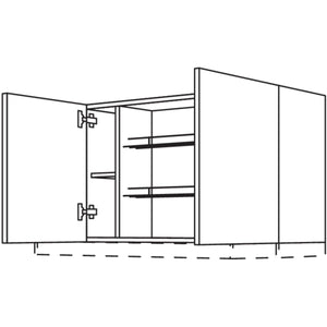 Nobilia Wandschrank für Flachschirm- Dunsthauben WDAF90-3 51833