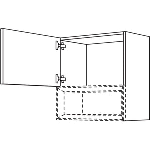 Nobilia Wandschrank fuer Regaleinsatz Case WCU40-1 32823