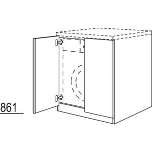 Nobilia Waschmaschinen-Umbauschrank BWSU70-93 2900