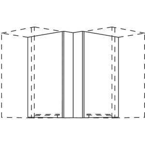 Nobilia Winkelpassstueck NWPE45-58 65477
