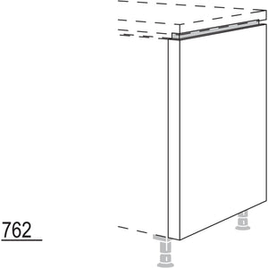 Nobilia XL-Abschluss-Frontwange NUWF50-78-X 57952