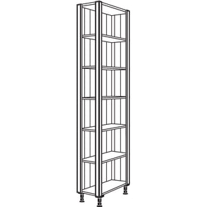 Nobilia XL-Abschlussregal Landhaus HRA-PIH-3X 50897