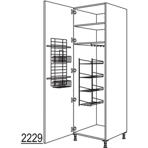 nobilia XL-Besen-- Geraeteschrank HBF60-3X 55237