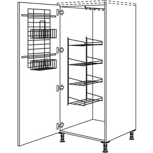 nobilia XL-Besen-- Geraeteschrank HBF40-X 38512