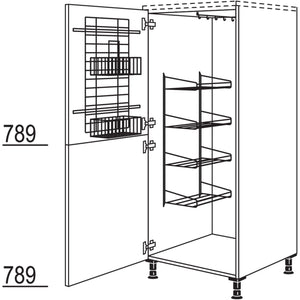Nobilia XL-Besen-- Geraeteschrank HDB60-X 38517