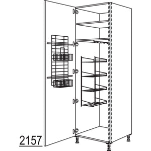 nobilia XL-Besen-- Geraeteschrank NHSBF60-2X 45947