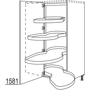 nobilia XL-Eck-Highboard mit Schwenkauszug HESAF100-50-X 37581