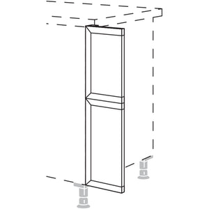 Nobilia XL-Frontpassstueck in geteilter Optik UPF-VD2A20-X 35116