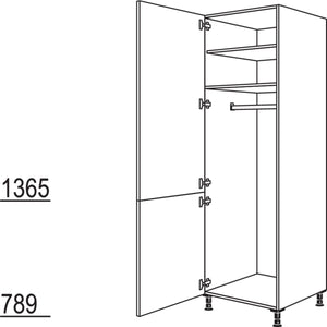 Nobilia XL-Garderobenschrank HDWG60-2X 40279